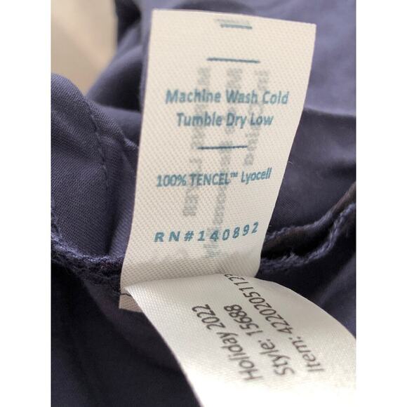 Marine Layer Ryan Skirt Side Slit Slip Midi Cheetah Animal Print Blue NWT Size 2 - Picture 9 of 10